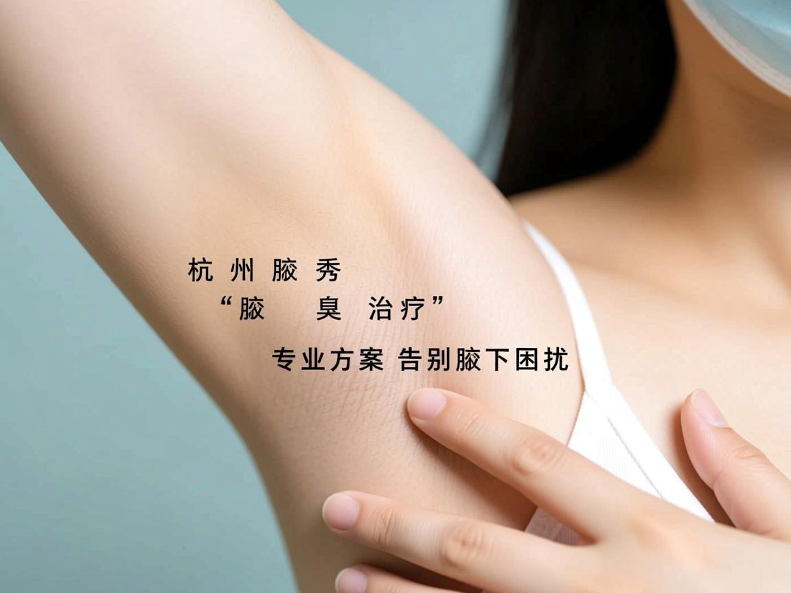 杭州腋秀解析腋臭治疗,专业方案告别腋下困扰 杭州腋秀解析腋臭治疗,专业方案告别腋下困扰