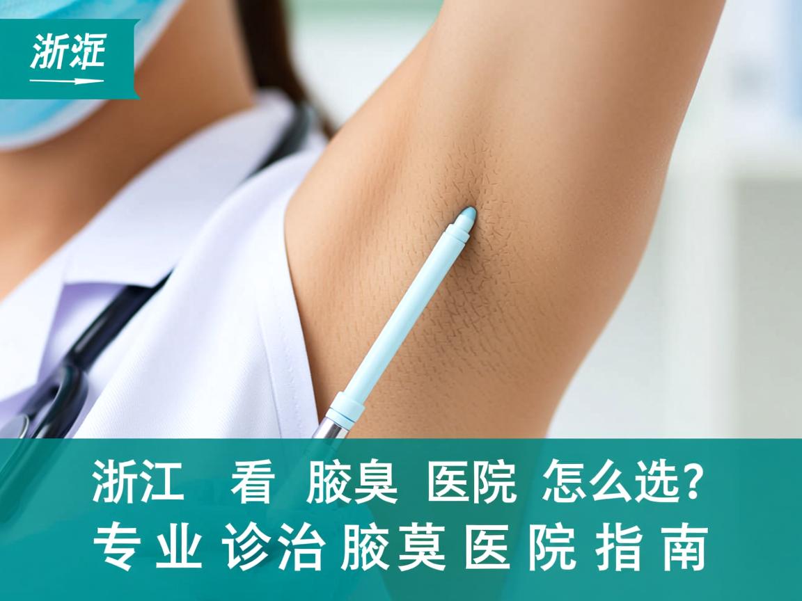 浙江看腋臭医院怎么选？专业诊治腋臭的医院指南