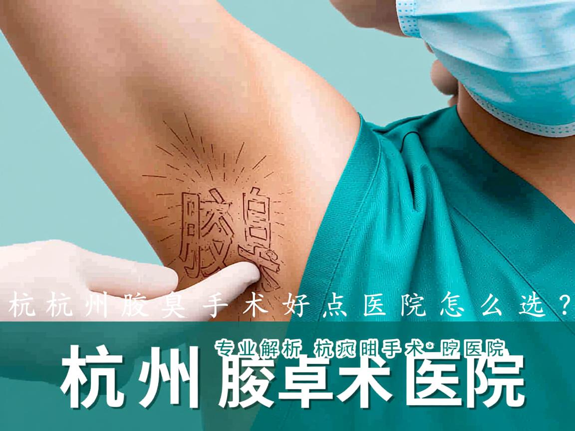 杭州腋臭手术好点医院怎么选?专业解析杭州腋臭手术医院 杭州腋臭手术好点医院怎么选?专业解析杭州腋臭手术医院