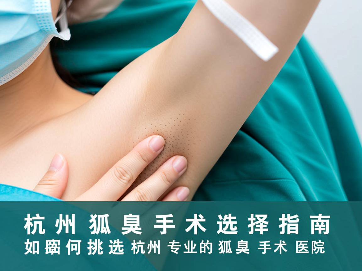 杭州狐臭手术选择指南,如何挑选杭州专业的狐臭手术医院 杭州狐臭手术选择指南,如何挑选杭州专业的狐臭手术医院