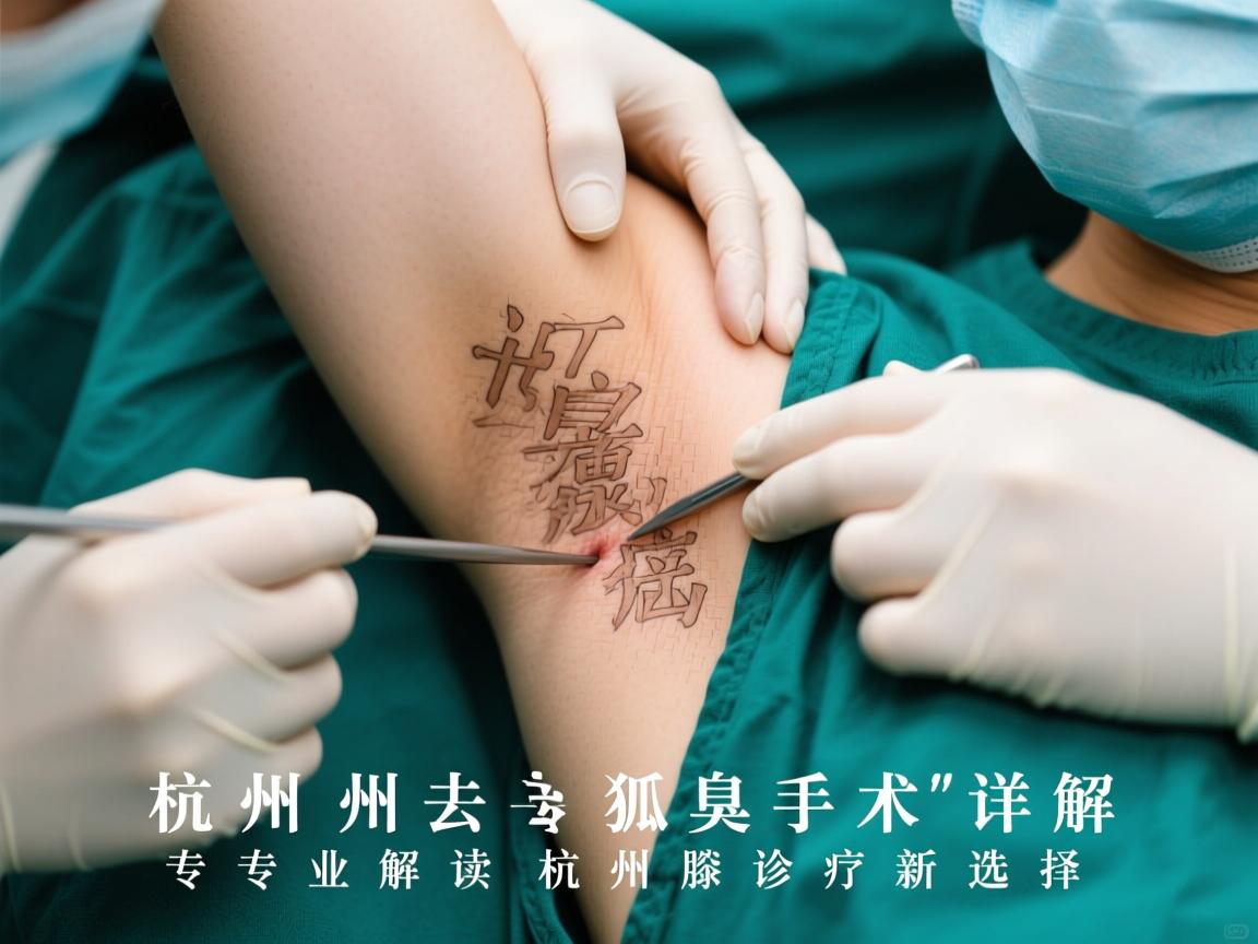 杭州去狐臭手术详解,专业解读杭州腋臭诊疗新选择 杭州去狐臭手术详解,专业解读杭州腋臭诊疗新选择