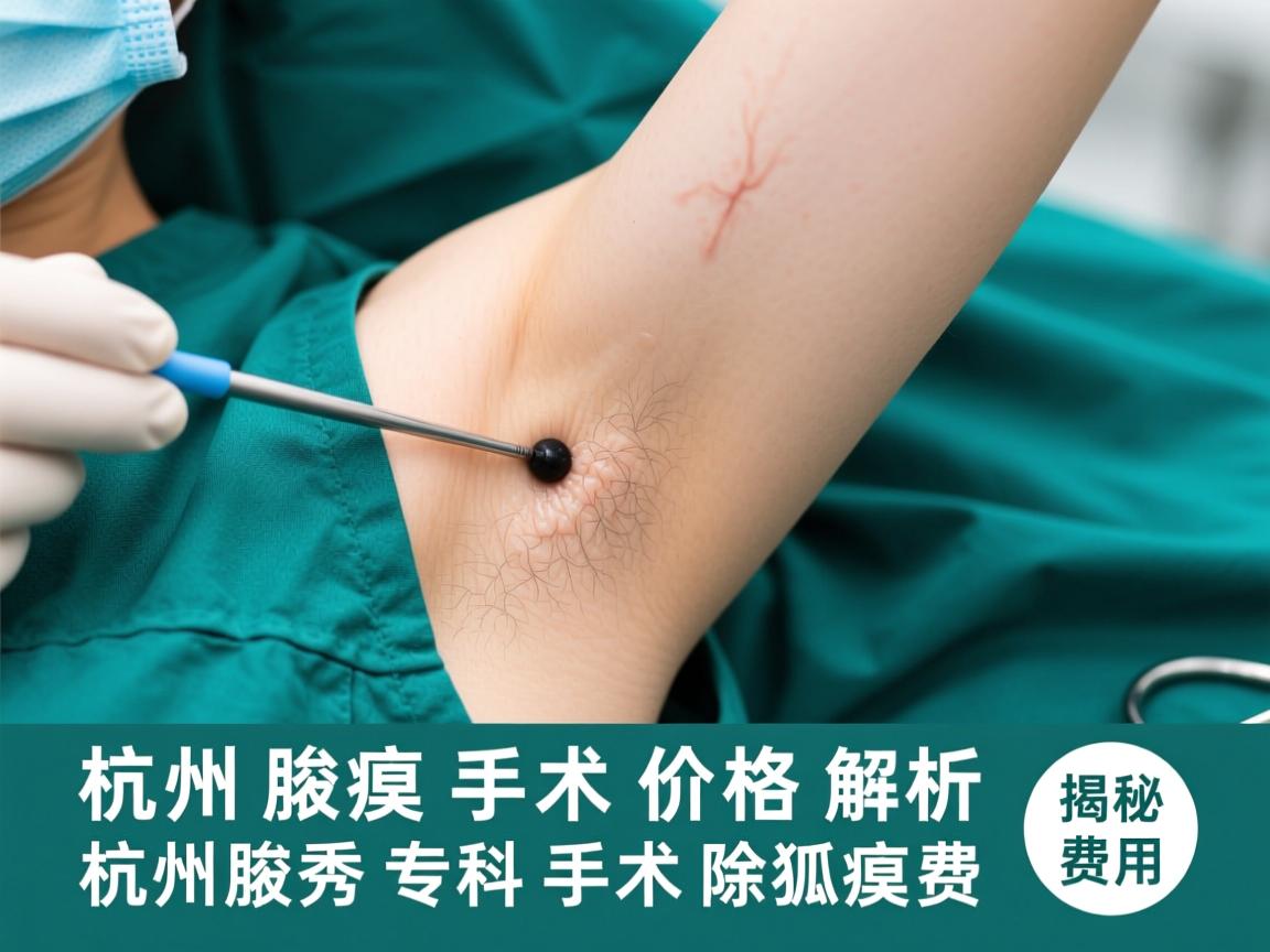 杭州腋臭手术价格解析，揭秘杭州腋秀专科手术除狐臭费用