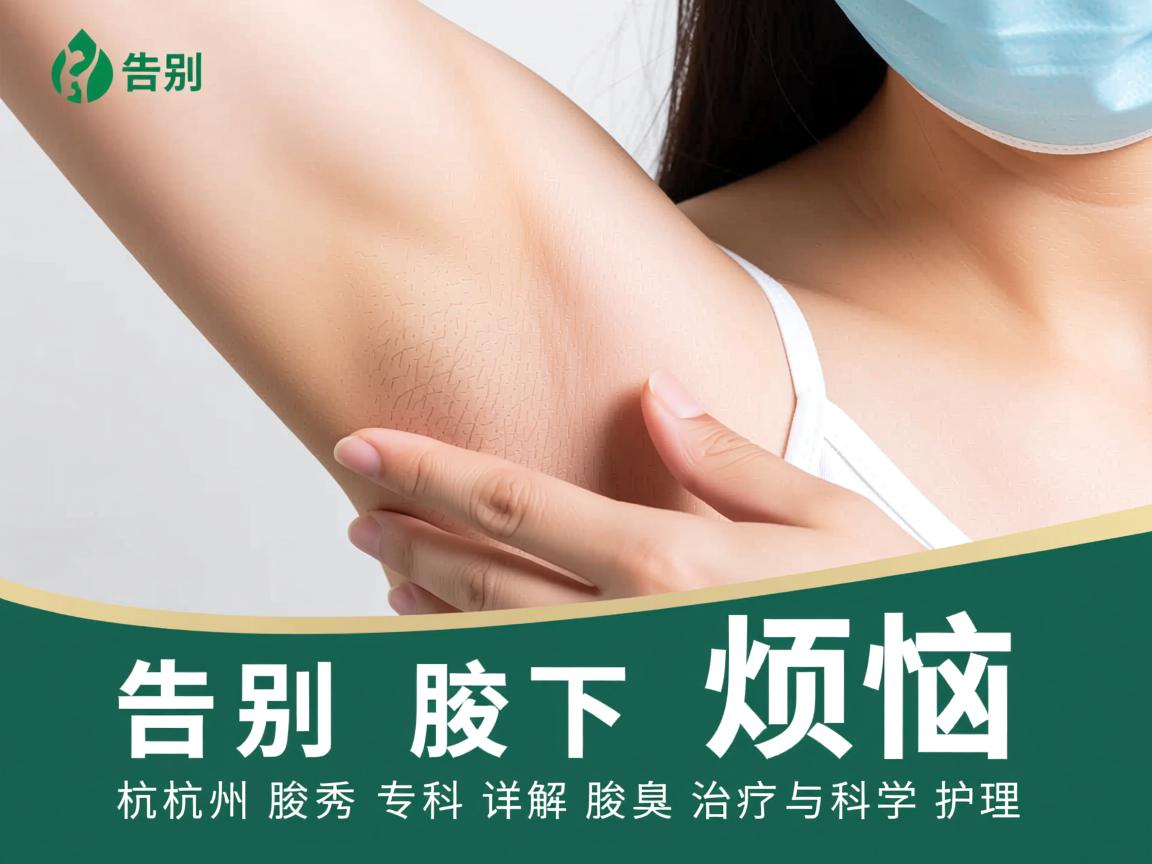告别腋下烦恼,杭州腋秀专科详解腋臭治疗与科学护理 告别腋下烦恼,杭州腋秀专科详解腋臭治疗与科学护理