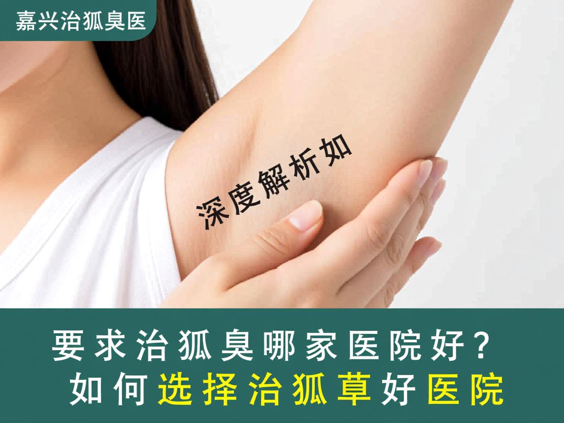嘉兴治狐臭哪家医院好？深度解析如何选择治狐臭的好医院