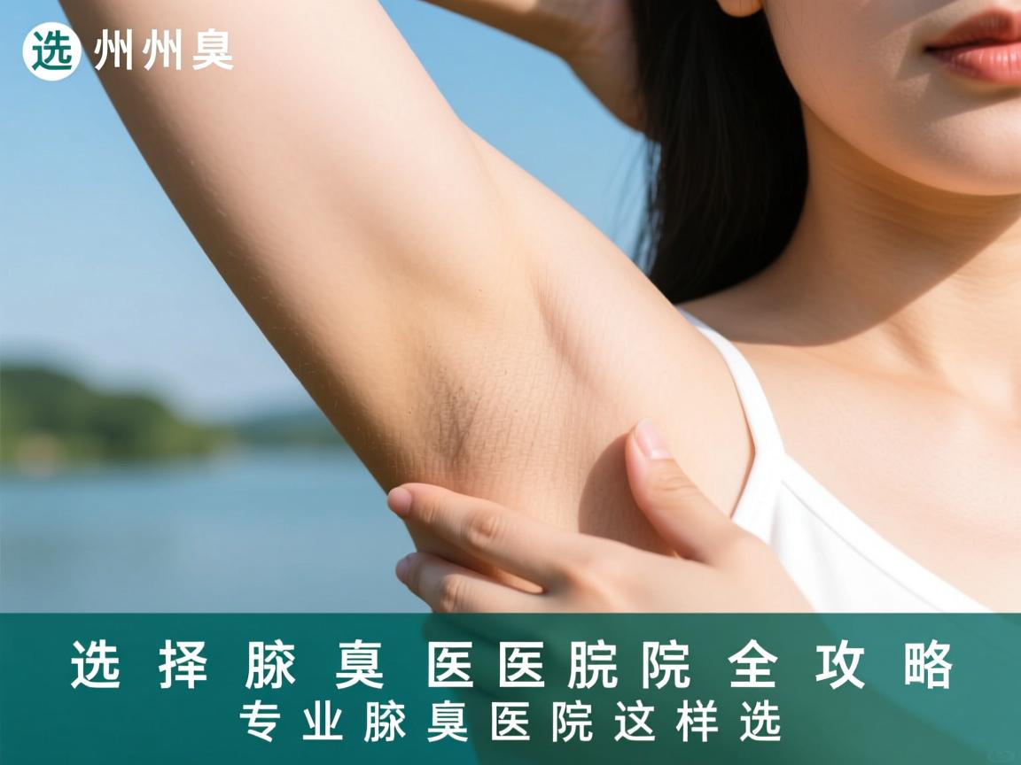 湖州选择腋臭医院全攻略，专业腋臭医院这样选