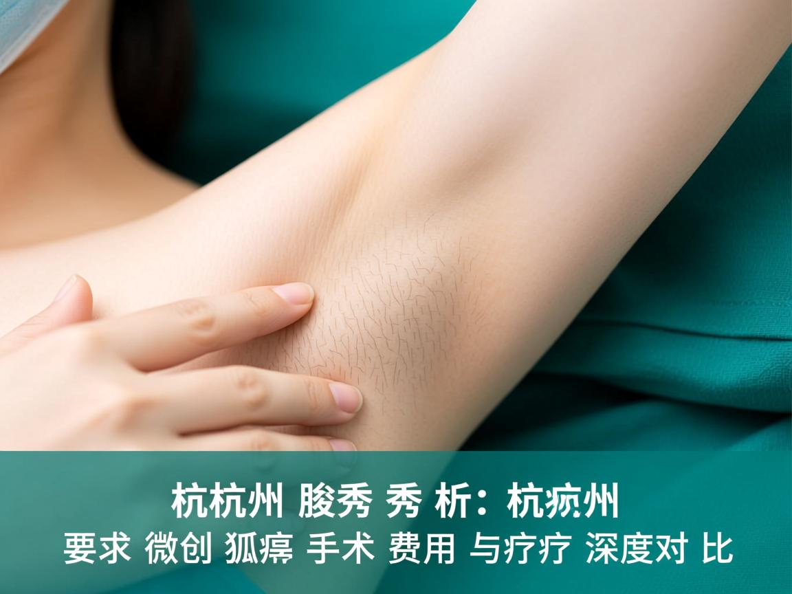 杭州腋秀解析,杭州微创狐臭手术费用与疗效深度对比 杭州腋秀解析,杭州微创狐臭手术费用与疗效深度对比