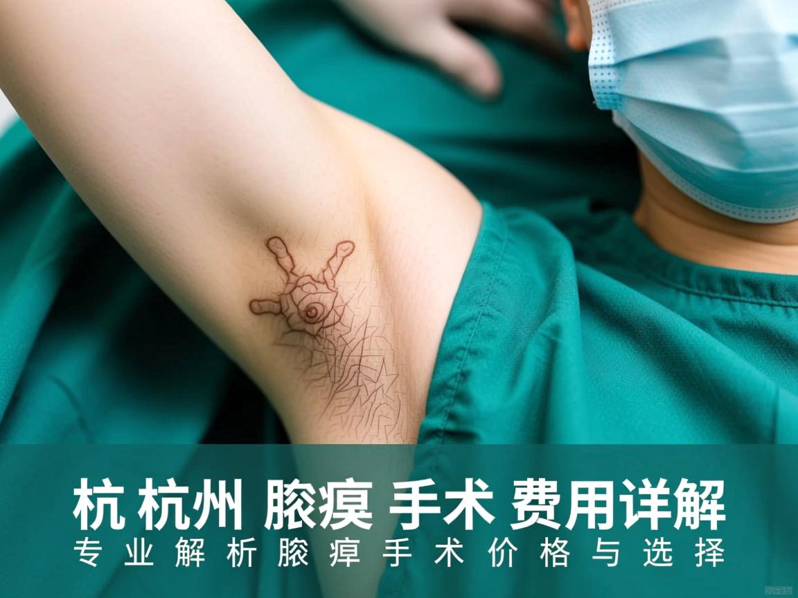 杭州腋臭手术费用详解，专业解析腋臭手术的价格与选择