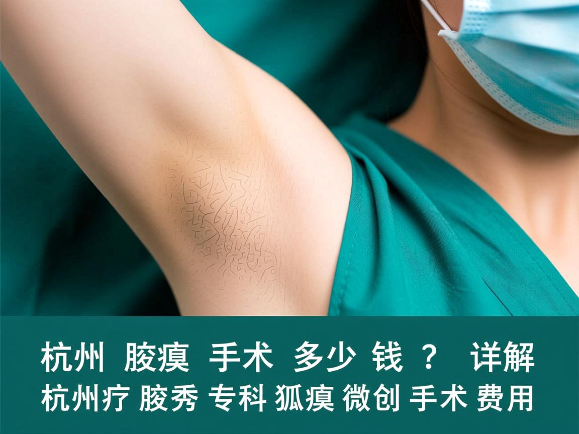 杭州腋臭手术多少钱?详解杭州腋秀专科狐臭微创手术费用 杭州腋臭手术多少钱?详解杭州腋秀专科狐臭微创手术费用