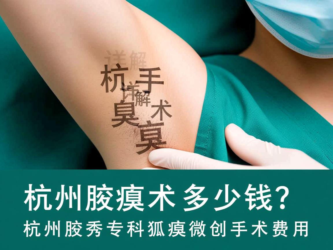 杭州腋臭手术多少钱?详解杭州腋秀专科狐臭微创手术费用 杭州腋臭手术多少钱?详解杭州腋秀专科狐臭微创手术费用