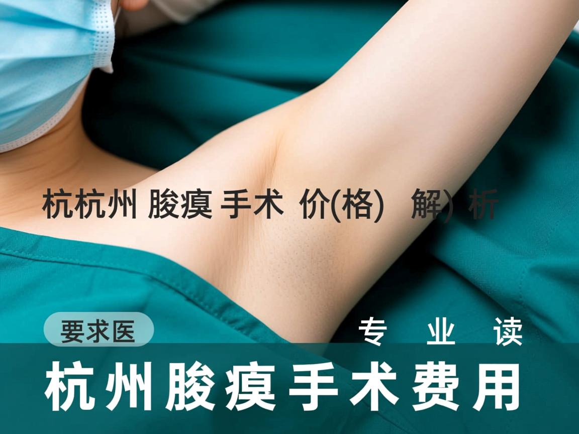 杭州腋臭手术价格解析,专业解读杭州腋臭手术费用 杭州腋臭手术价格解析,专业解读杭州腋臭手术费用