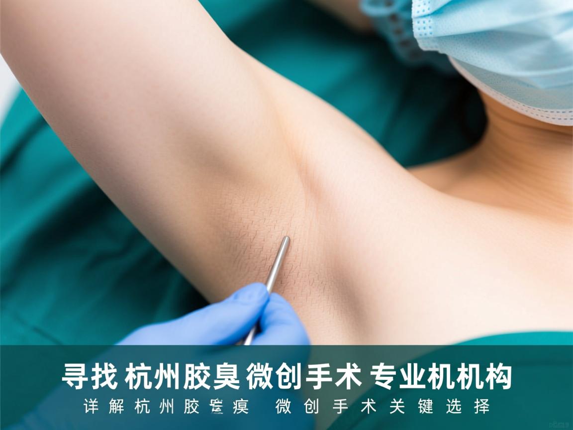 寻找杭州腋臭微创手术专业机构，详解杭州腋臭微创手术关键选择