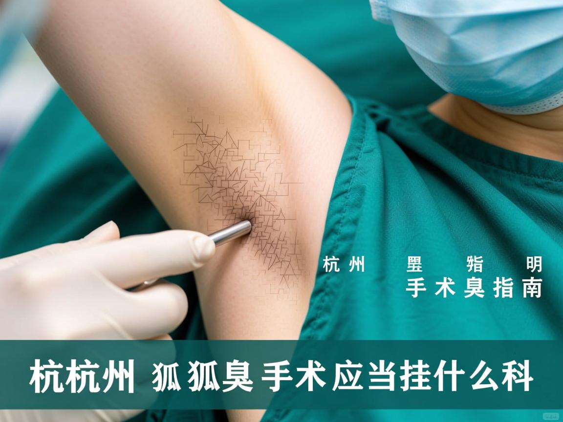 杭州狐臭手术指南,明晰狐臭手术应当挂什么科 杭州狐臭手术指南,明晰狐臭手术应当挂什么科