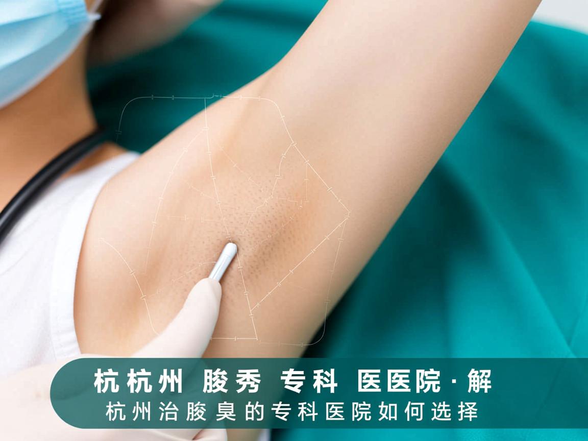杭州腋秀专科医院解析，杭州治疗腋臭的专科医院如何选择