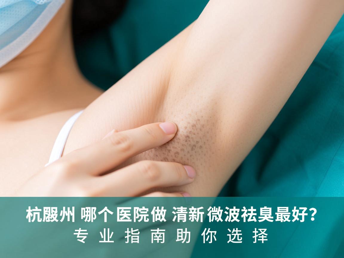 杭州腋秀解析,杭州哪个医院做清新微波祛腋臭最好?专业指南助你选择 杭州腋秀解析,杭州哪个医院做清新微波祛腋臭最好?专业指南助你选择
