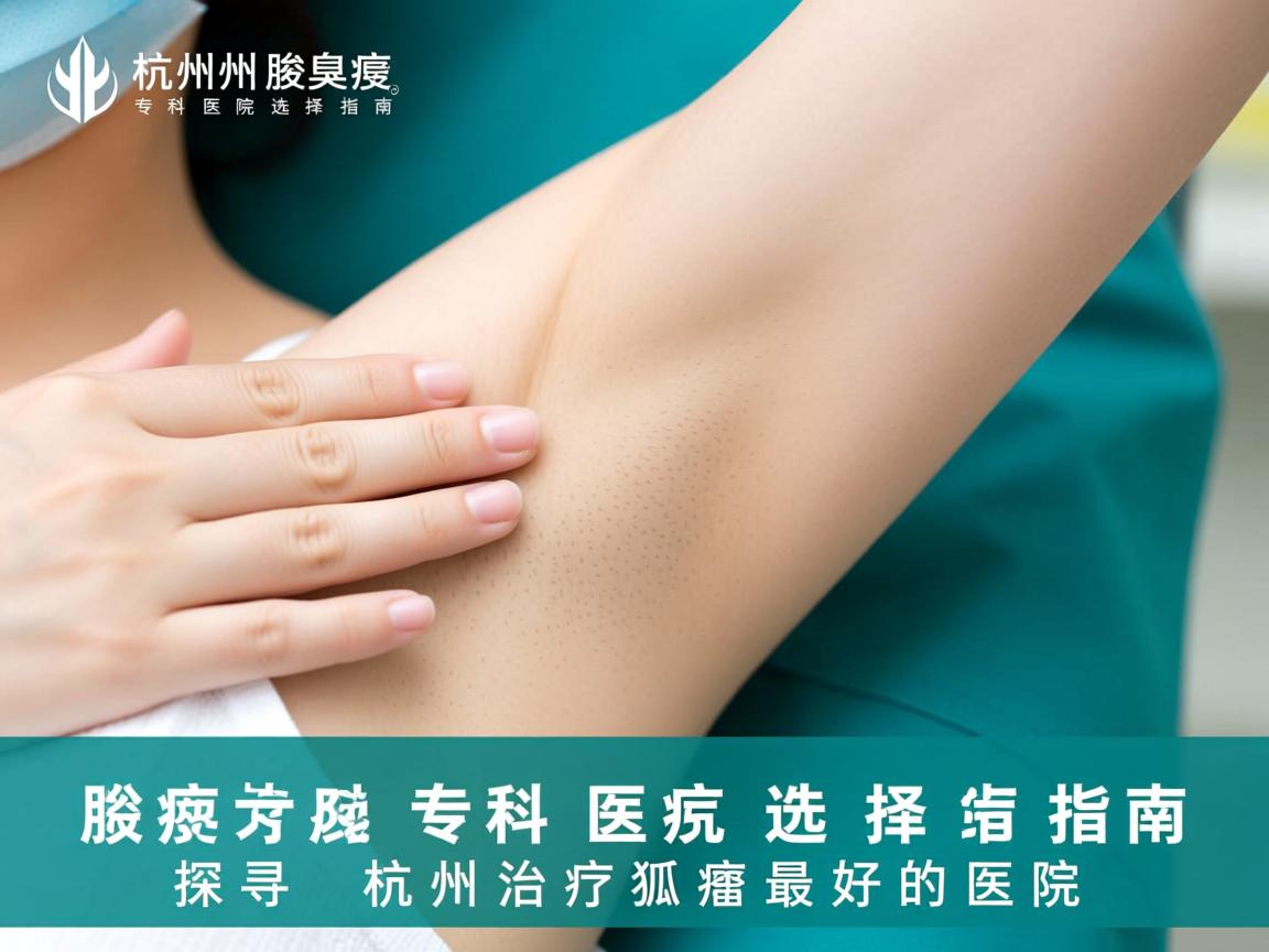 杭州腋臭专科医院选择指南，探寻杭州治疗狐臭最好的医院