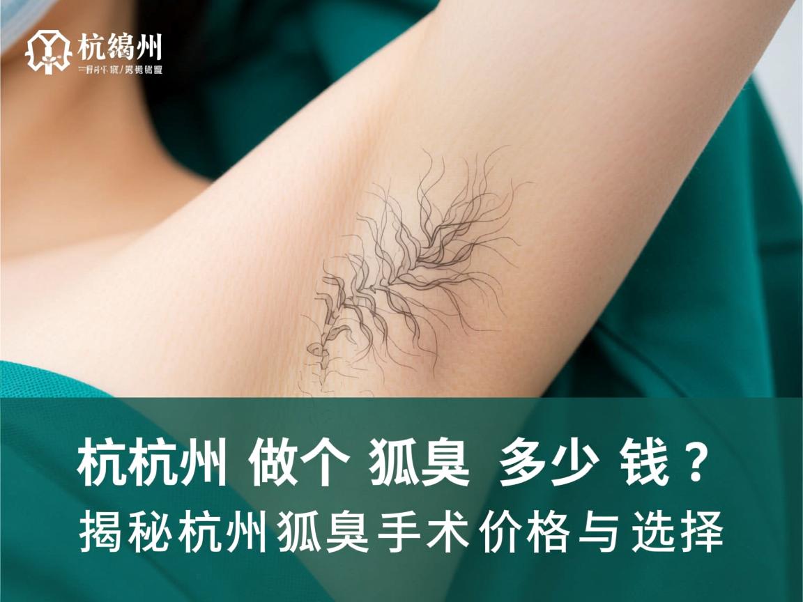 杭州做个狐臭多少钱?揭秘杭州狐臭手术价格与选择 杭州做个狐臭多少钱?揭秘杭州狐臭手术价格与选择