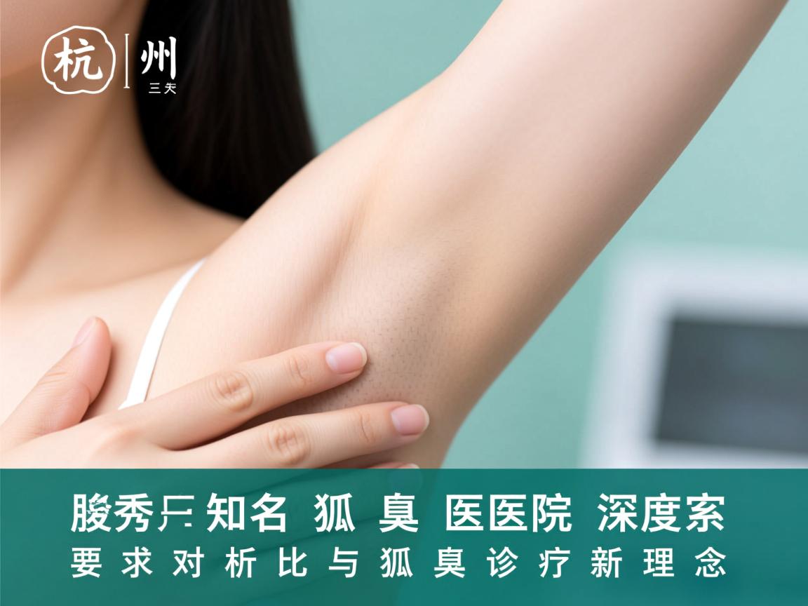 杭州腋秀解析，三大知名狐臭医院深度对比与狐臭诊疗新理念