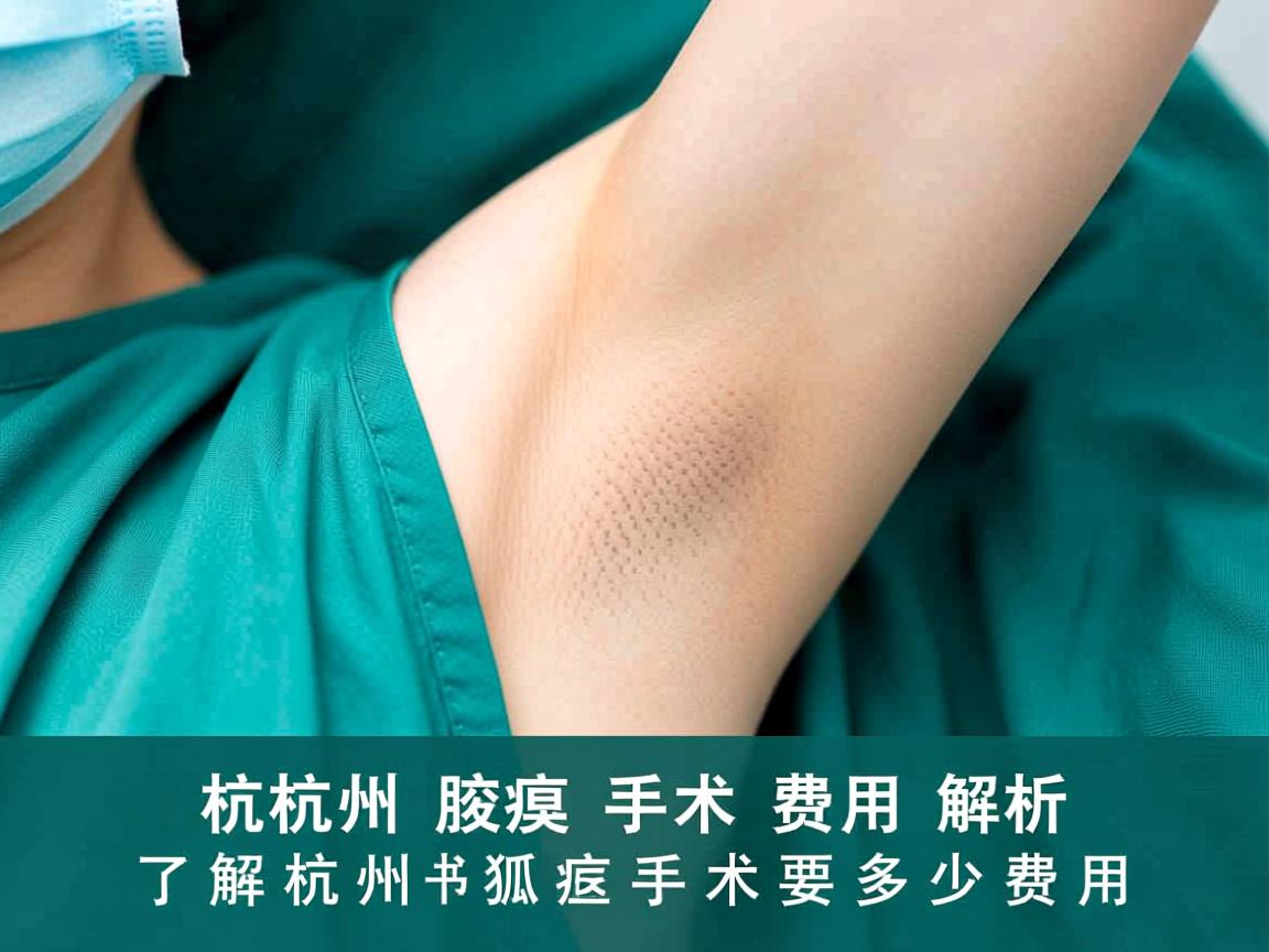杭州腋臭手术费用解析，了解杭州狐臭手术要多少费用