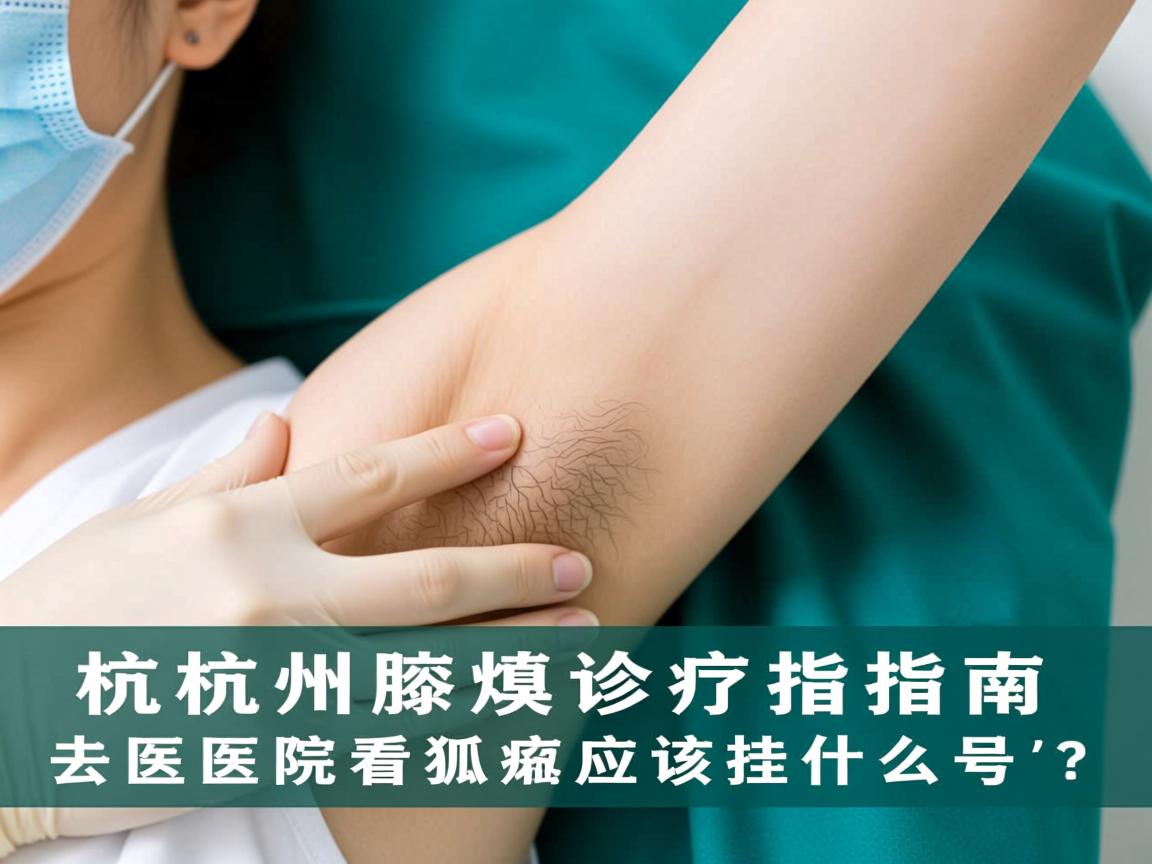 杭州腋臭诊疗指南，去医院看狐臭应该挂什么号？
