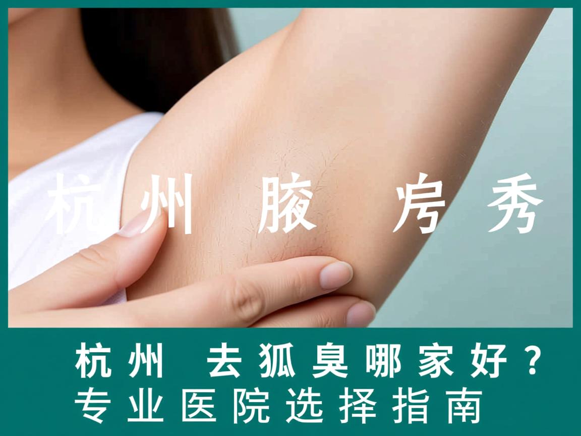 杭州腋秀解析,杭州去狐臭哪家好?专业医院选择指南 杭州腋秀解析,杭州去狐臭哪家好?专业医院选择指南