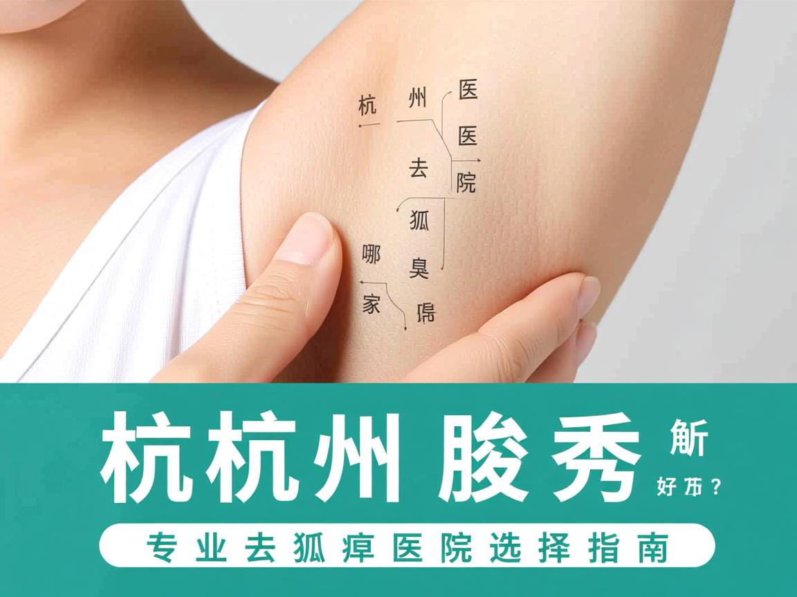 杭州腋秀解析，杭州去狐臭医院哪家好？专业去狐臭医院选择指南