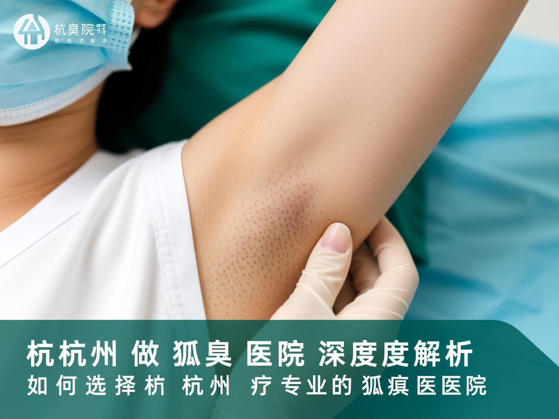 杭州做狐臭医院深度解析，如何选择杭州专业的狐臭医院