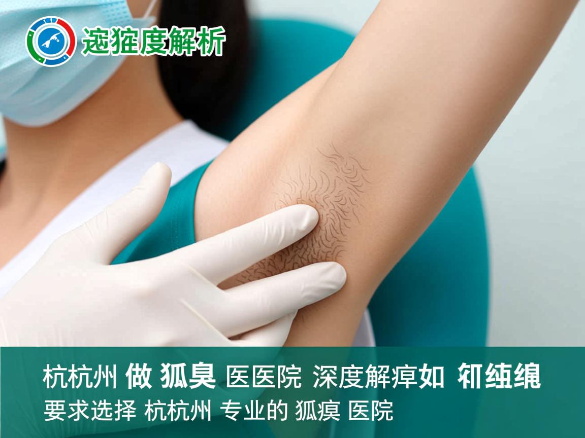 杭州做狐臭医院深度解析，如何选择杭州专业的狐臭医院
