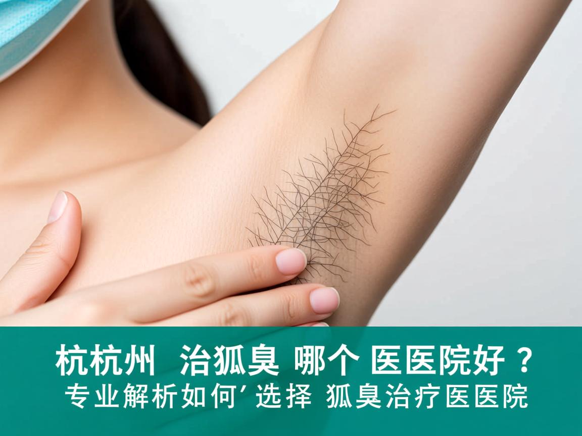 杭州治狐臭哪个医院好？专业解析如何选择狐臭治疗医院