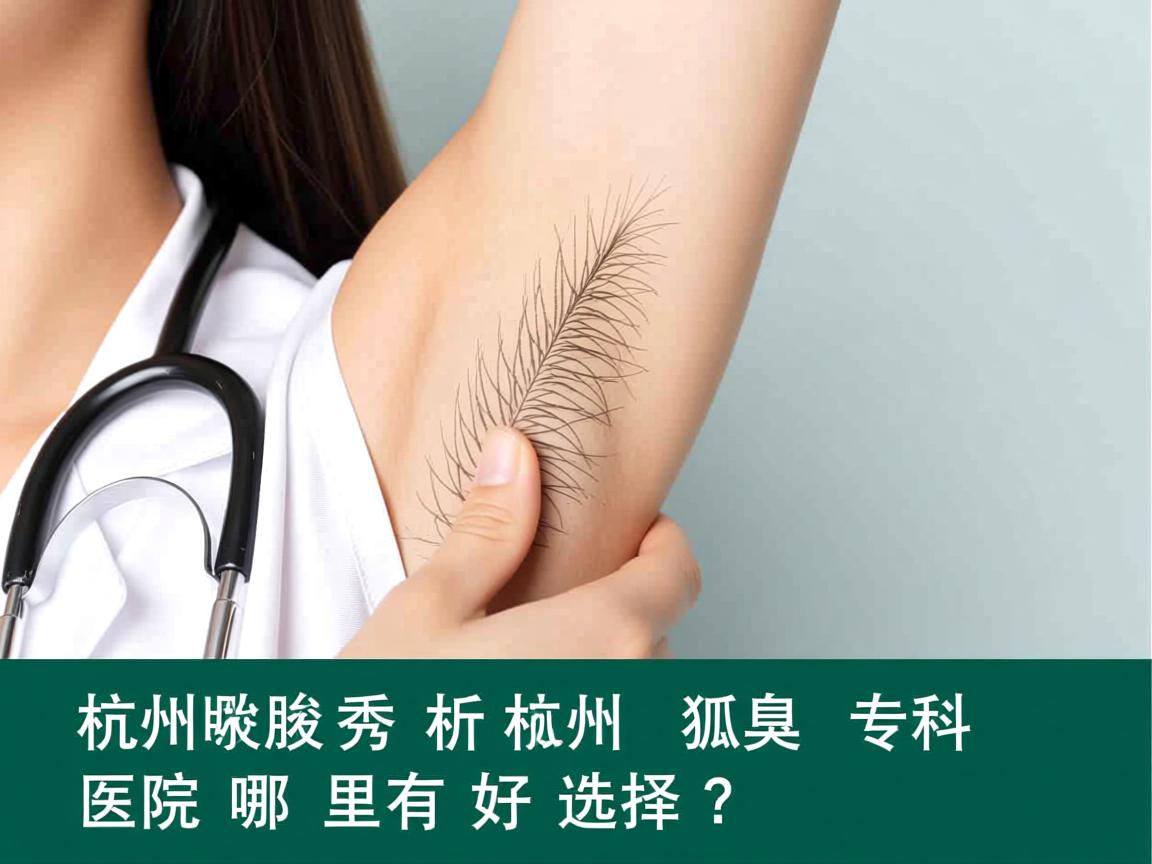 杭州腋秀解析,杭州狐臭专科医院哪里有好选择? 杭州腋秀解析,杭州狐臭专科医院哪里有好选择?