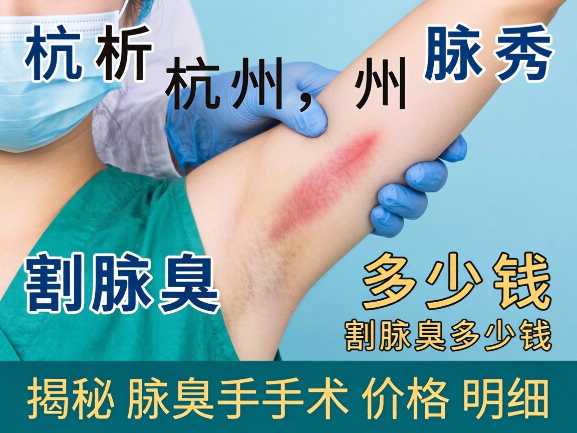 杭州腋秀解析,在杭州割腋臭多少钱,揭秘腋臭手术价格明细 杭州腋秀解析,在杭州割腋臭多少钱,揭秘腋臭手术价格明细