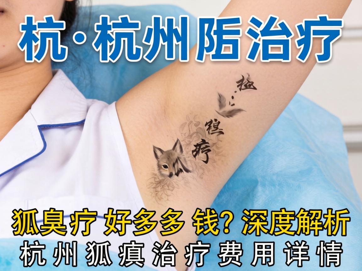 杭州治疗狐臭好多钱？深度解析杭州狐臭治疗费用详情