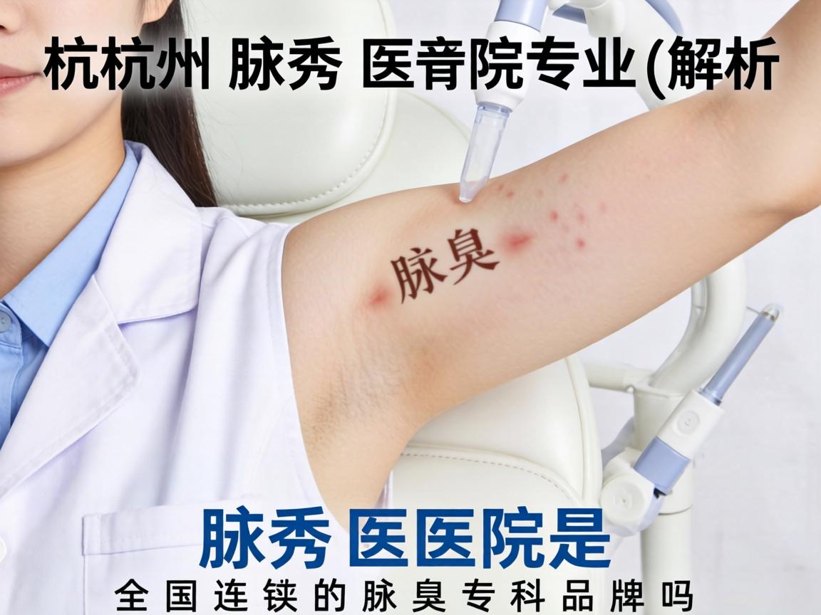 杭州腋秀医院专业解析，腋秀医院是全国连锁的腋臭专科品牌吗？