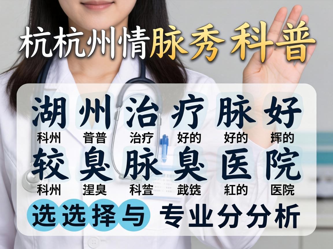 杭州腋秀科普，湖州治疗腋臭较好的医院选择与专业分析