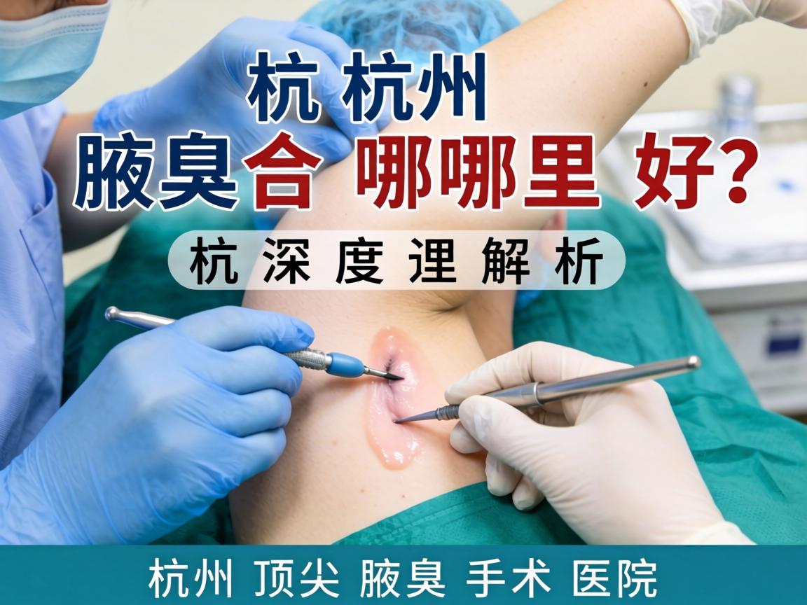 杭州腋臭手术哪里好？深度解析杭州顶尖腋臭手术医院
