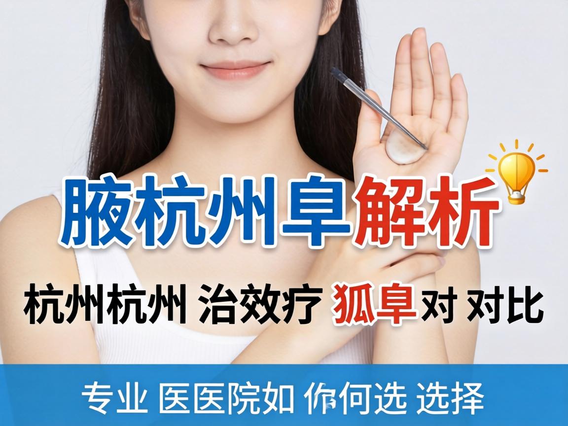 杭州腋秀解析，杭州治疗狐臭效果对比，专业医院如何选择