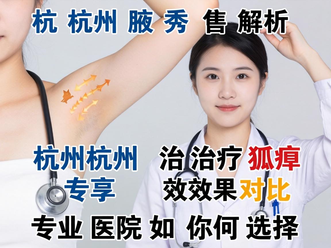 杭州腋秀解析，杭州治疗狐臭效果对比，专业医院如何选择