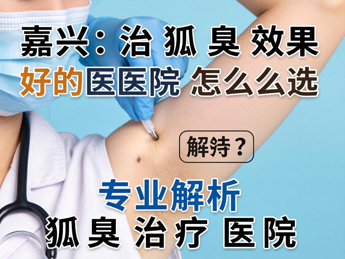 嘉兴治狐臭效果好的医院怎么选？专业解析狐臭治疗医院