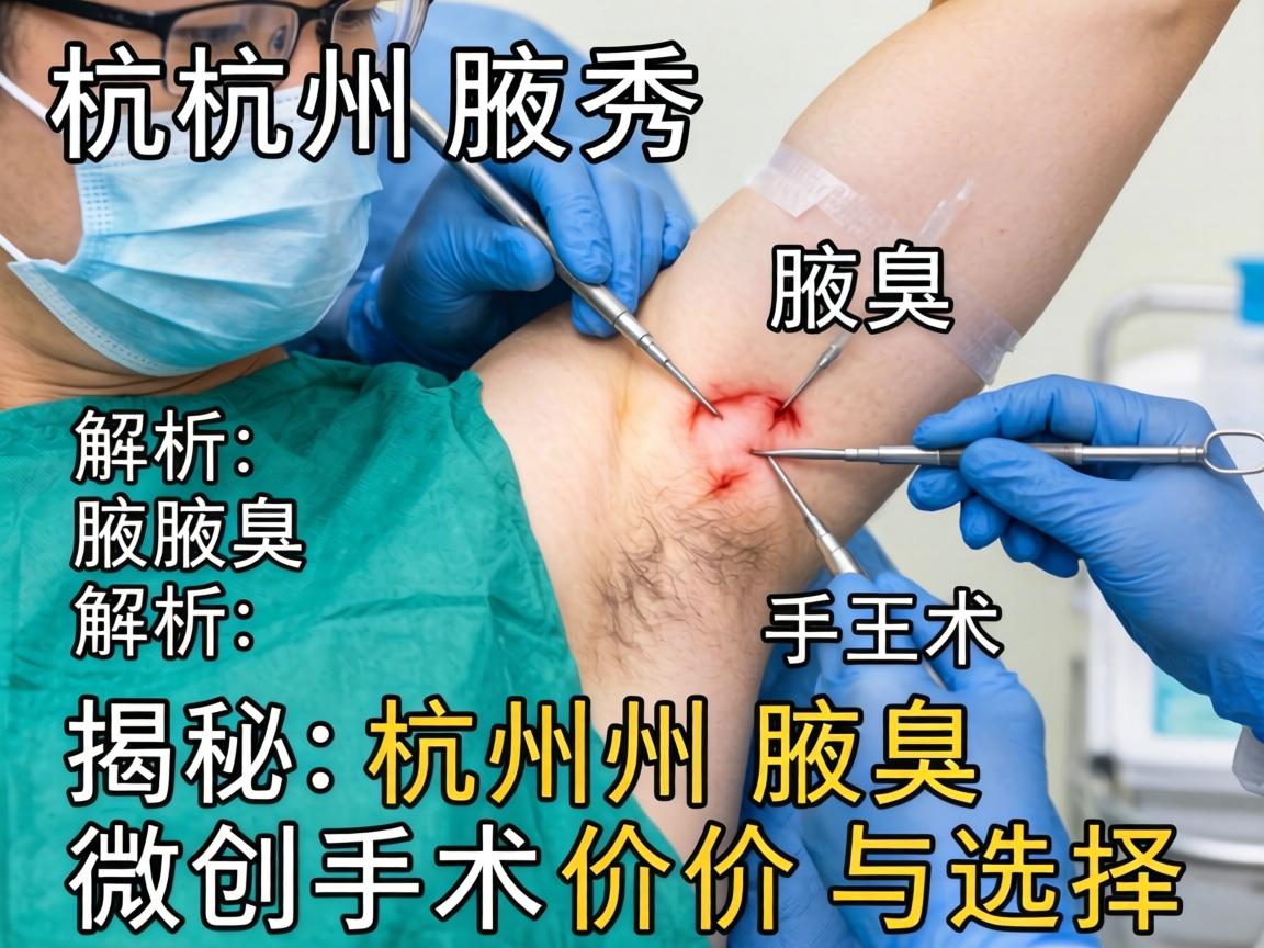 杭州腋秀解析腋臭手术，揭秘杭州腋臭微创手术价格与选择