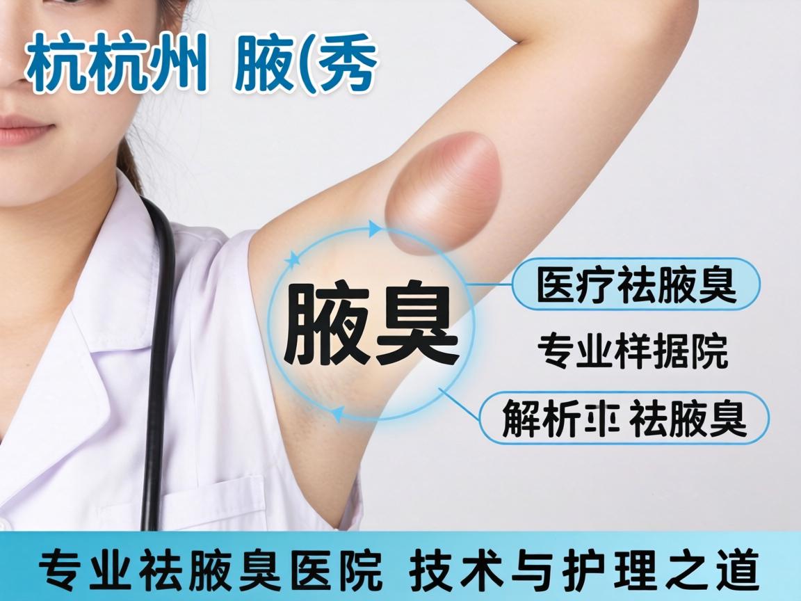 杭州腋秀解析腋臭，专业祛腋臭医院的技术与护理之道