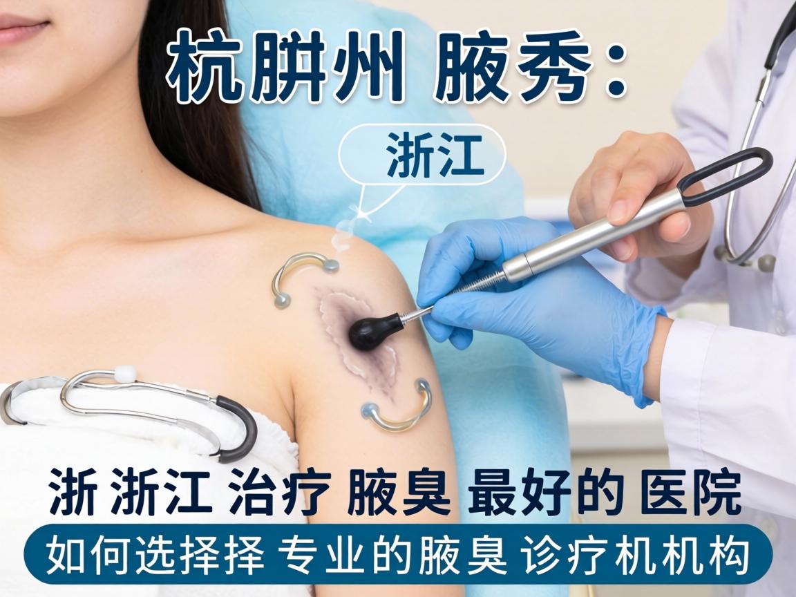 杭州腋秀解析，浙江治疗腋臭最好的医院，如何选择专业的腋臭诊疗机构