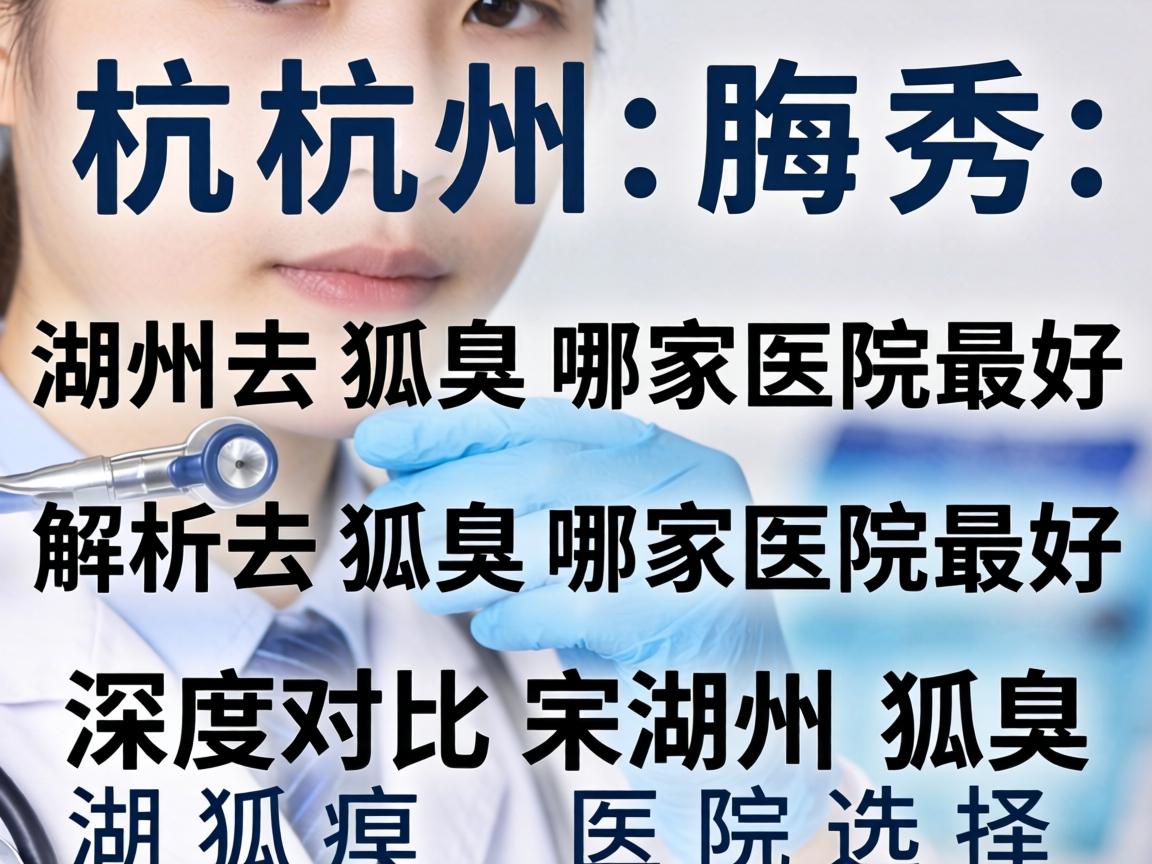 杭州腋秀解析，湖州去狐臭哪家医院最好，深度对比湖州狐臭医院选择