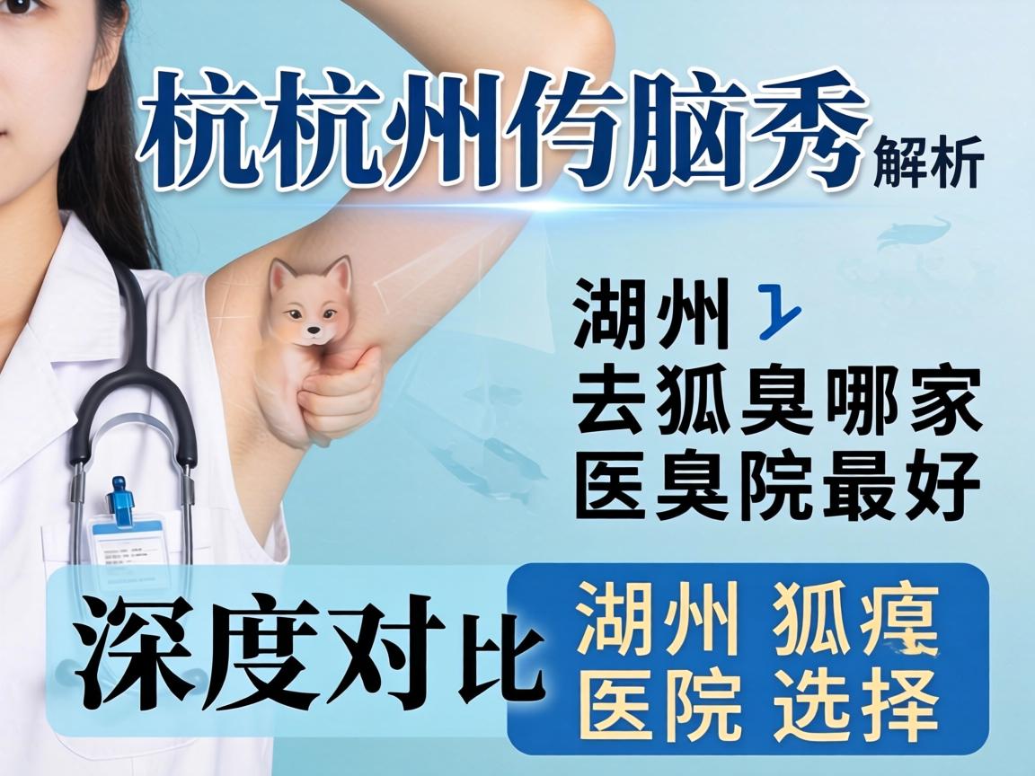 杭州腋秀解析，湖州去狐臭哪家医院最好，深度对比湖州狐臭医院选择