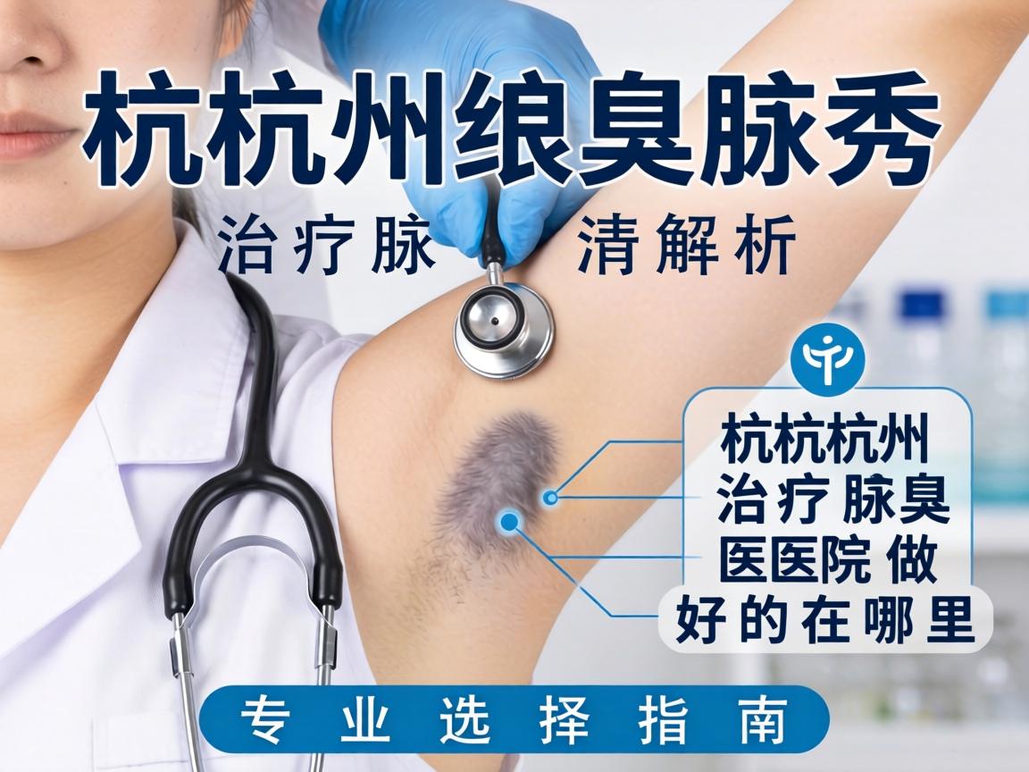 杭州腋秀解析，杭州治疗腋臭医院做好的在哪里，专业选择指南