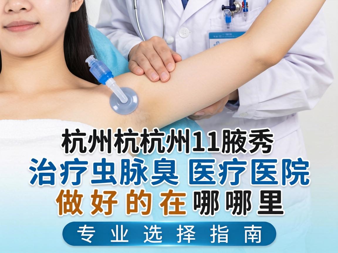 杭州腋秀解析，杭州治疗腋臭医院做好的在哪里，专业选择指南