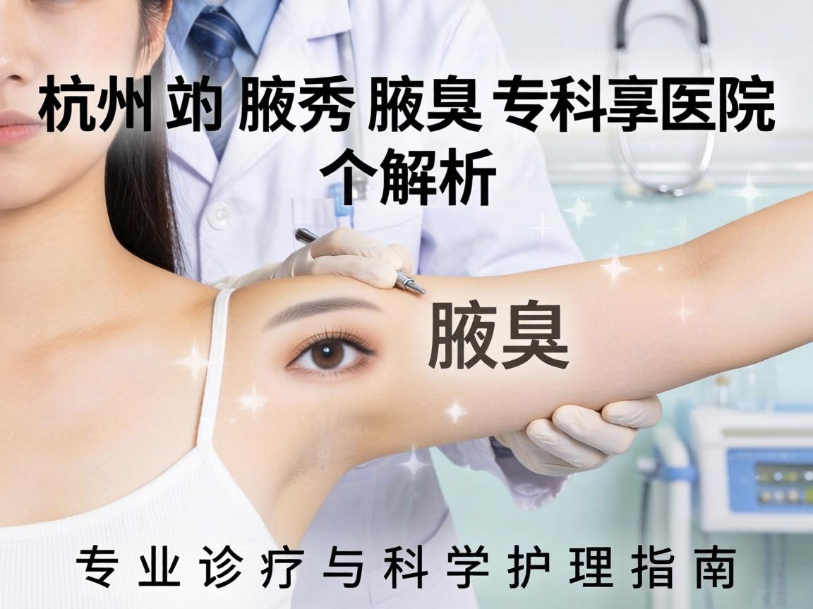 杭州腋秀腋臭专科医院解析,专业诊疗与科学护理指南 杭州腋秀腋臭专科医院解析,专业诊疗与科学护理指南