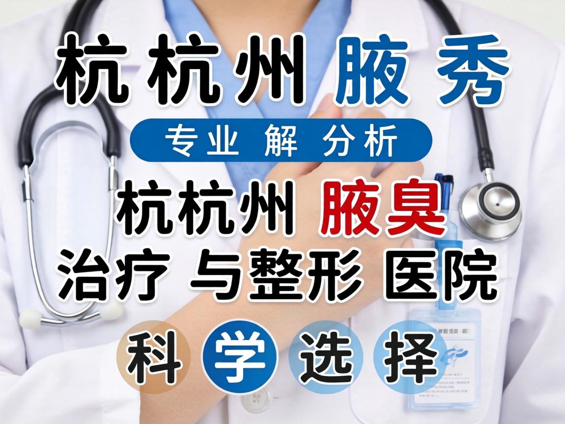 杭州腋秀,专业解析杭州腋臭治疗与整形医院的科学选择 杭州腋秀,专业解析杭州腋臭治疗与整形医院的科学选择