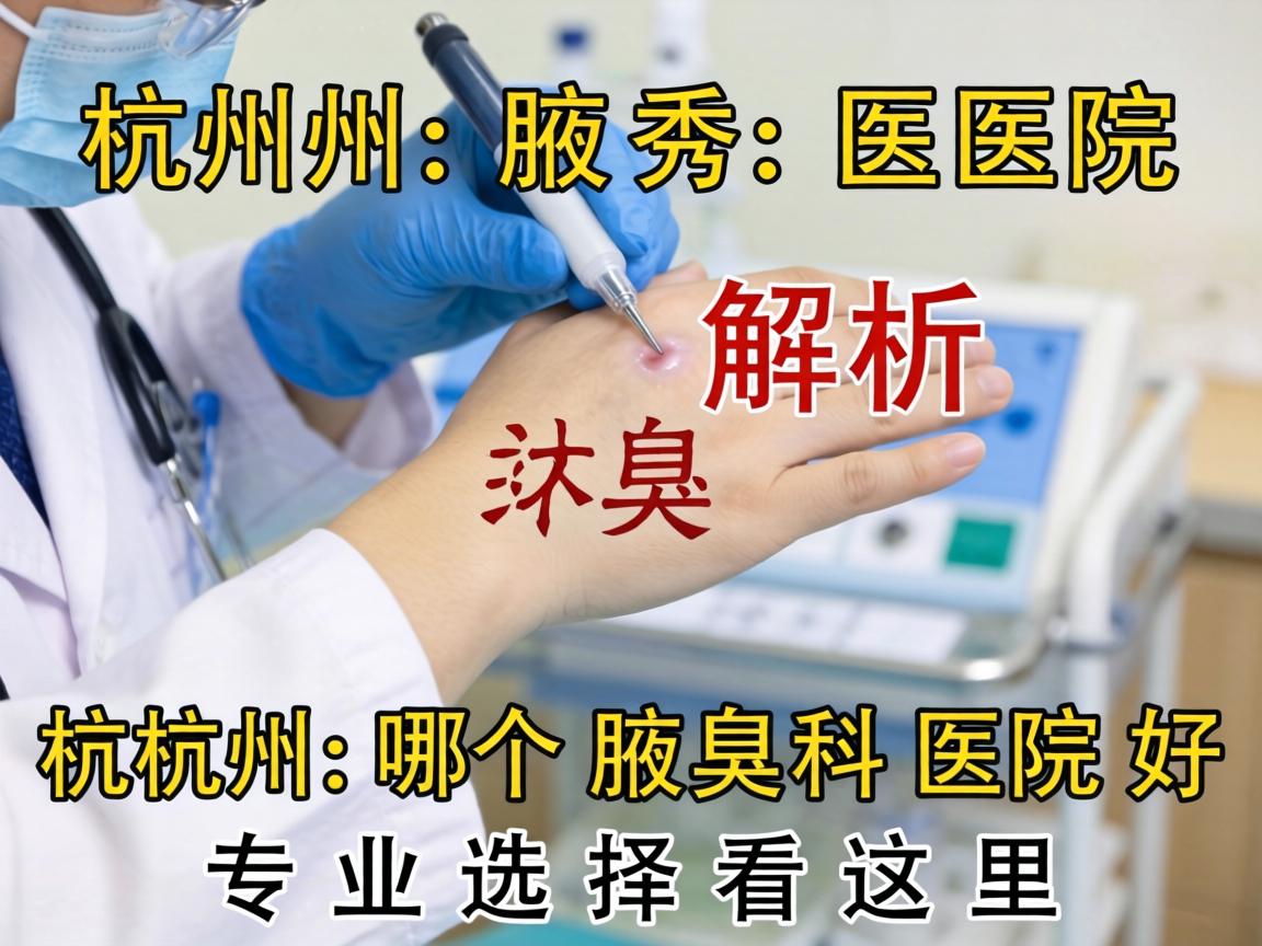 杭州腋秀医院解析,杭州哪个腋臭科医院好,专业选择看这里 杭州腋秀医院解析,杭州哪个腋臭科医院好,专业选择看这里