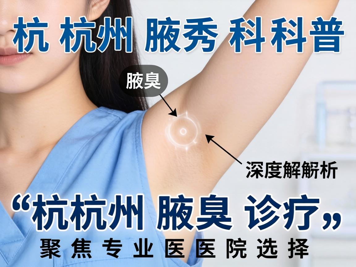 杭州腋秀科普，深度解析杭州腋臭诊疗，聚焦专业医院选择