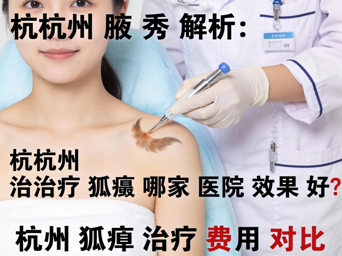 杭州腋秀解析，杭州治疗狐臭哪家医院效果好？杭州狐臭治疗费用对比