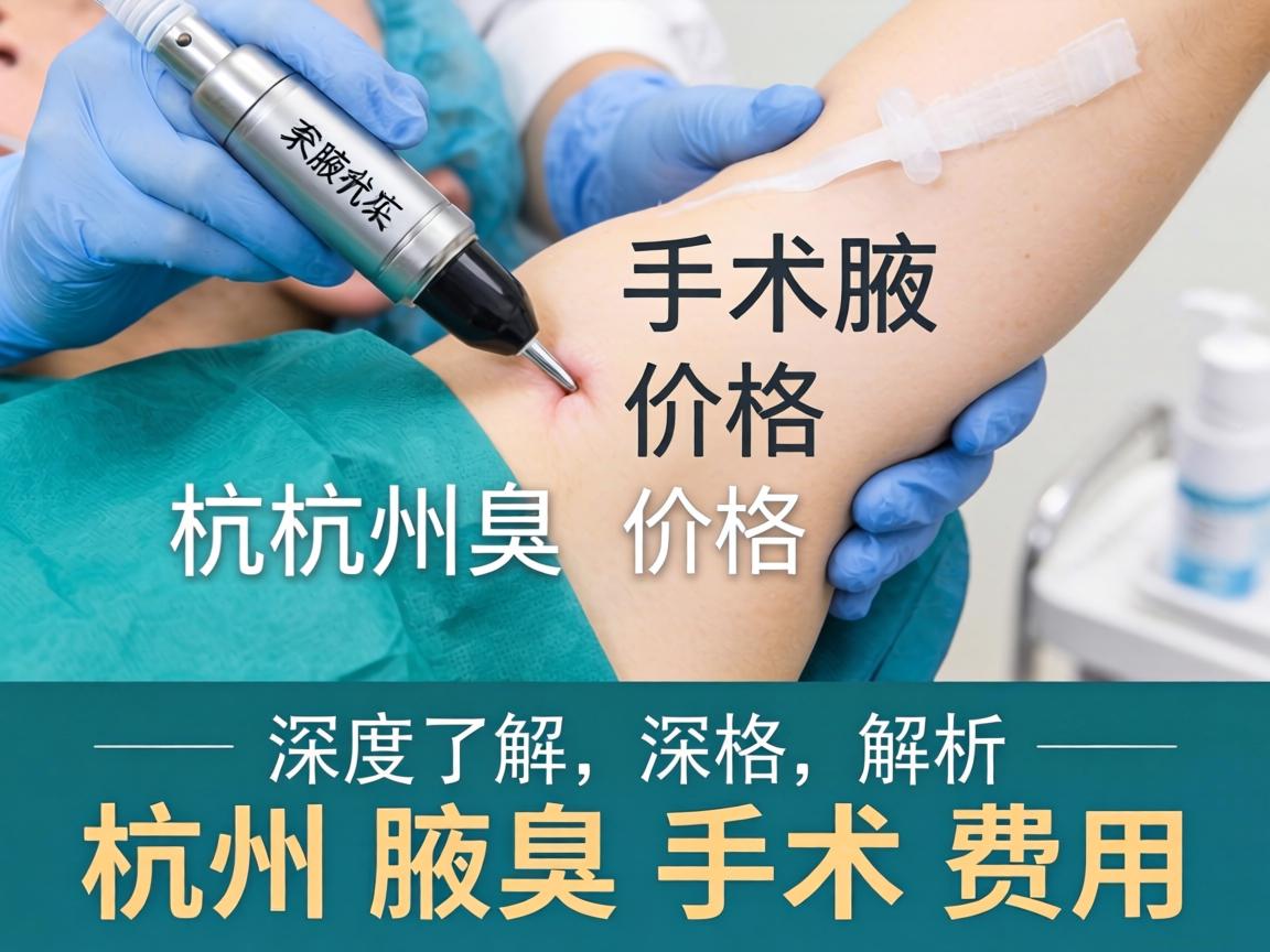 杭州腋臭手术价格解析，深度了解杭州腋臭手术费用